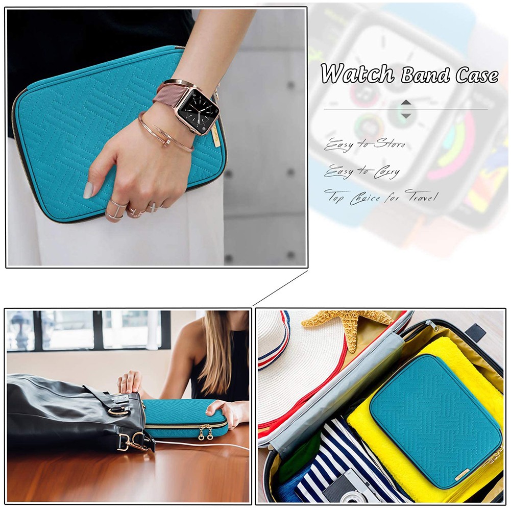 Watch Organizer Case Durable Multifunction Portable Travel For Apple Watch Strap Band Carry Bag Watchband Storage Box BagNew