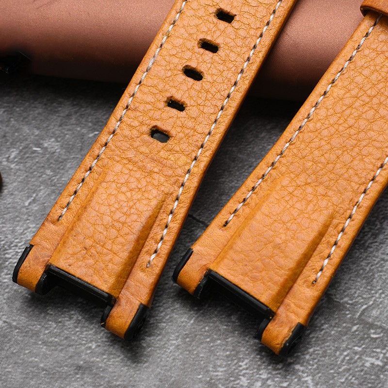 Leather Strap for Casio GST-S100g/S110/S130l/W100G/W110/210B/400G/410/B100/W300 Wristband Accessories 26x14mm