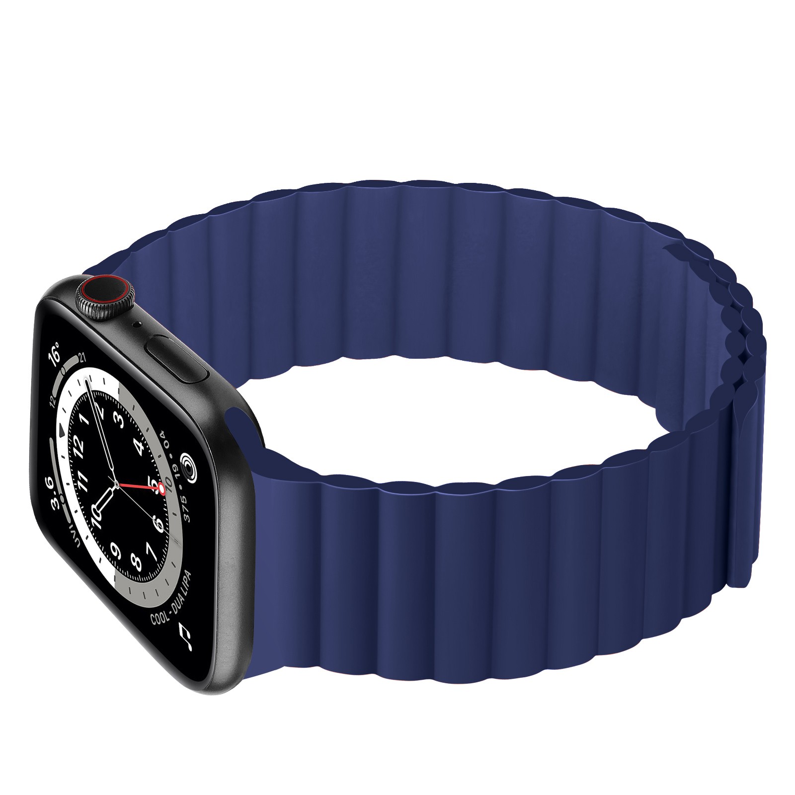 Silicone Magnetic Strap for Apple Watch Band 45mm 41mm 44mm 42mm 40mm 38mm Fashion Rubber Loop Strap for iwatch 7 6 5 4 3 2 1 SE