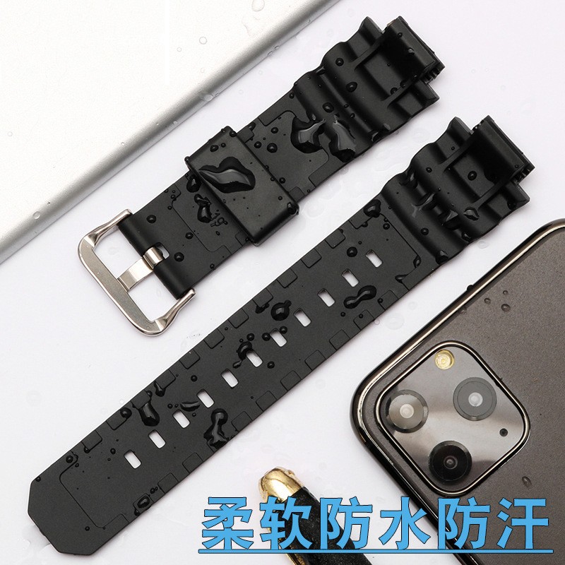 High Grade Rubber Wrist Strap For Casio G-shock AW-591/590/AWG-M100/101/G-7700 Replacement Bracelet Watch Band