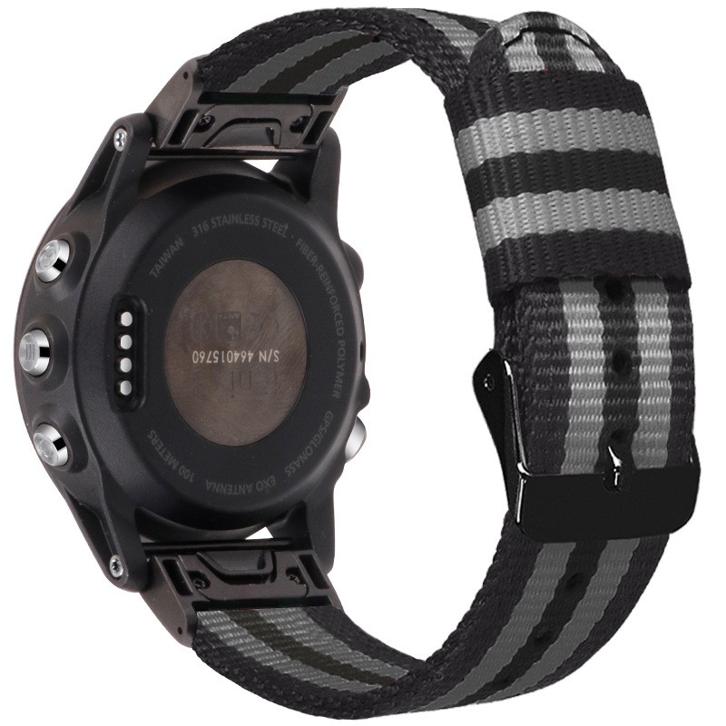 20mm 22mm 26mm Quick Release Nylon Straps For Garmin fenix 5 5s 5X fenix 6 6S 6Xpro Smart Bands Replacement Sport Watches