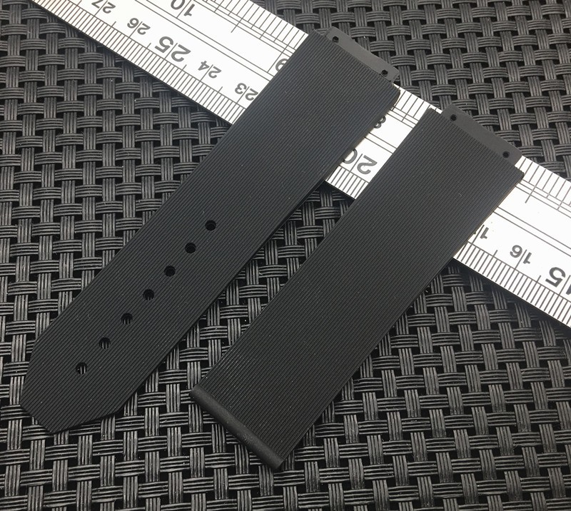 Watch Accessories Silicone Strap For Hublot Men Watchband 25*19mm 22mm Buckle Strap Male Top Brand Watch Strap Band Fusion Chain