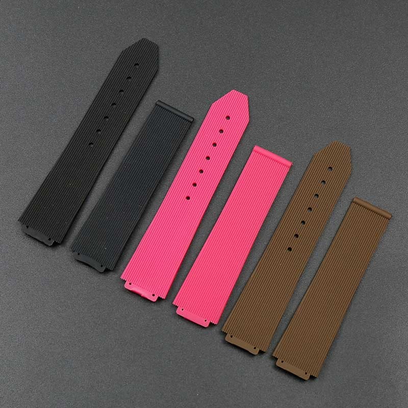 Women Silicone Strap 15mm x 21mm For Hublot Watch Strap Rubber Strap Waterproof Sport Watch Accessories