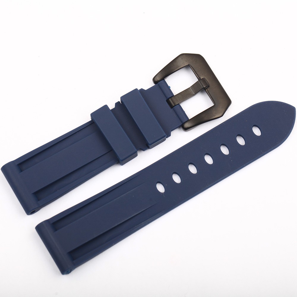 Men's 22mm 24mm 26mm rubber watch band waterproof watch silicone watch strap black, blue, green, orange, white watchband