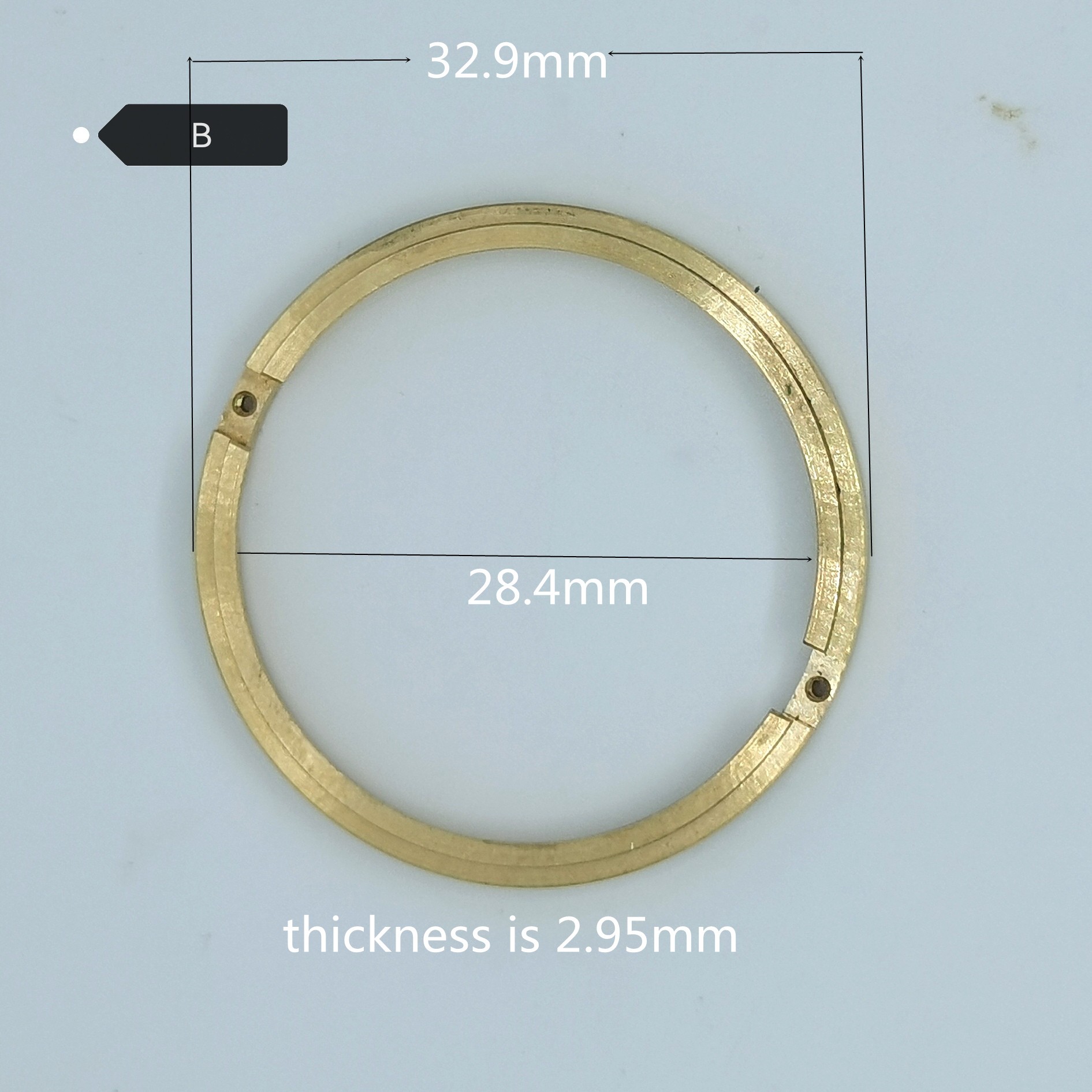 Free Shipping Metal Ring Fit Selection ETA 2836/2824/2892 Miyota 8215/8200 Mingzhu3804 2813 Automatic Movement