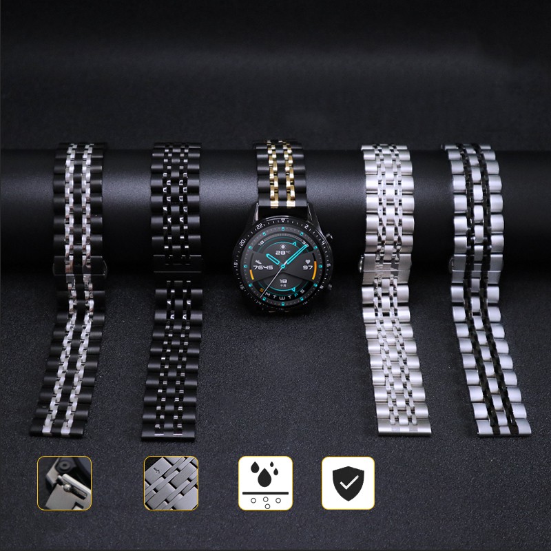 20/22mm watch band for samsung galxay watch 4 strap 40mm 44mm 3 45mm stainless steel bracelets Galaxy watch 4 classic 46mm 45mm