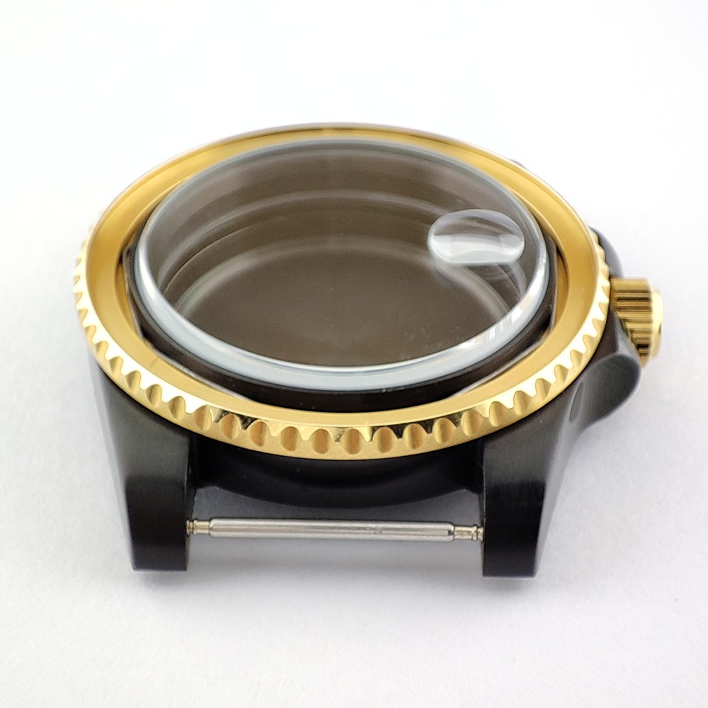 40mm NH35 NH36 case, watch accessories, add ceramic bezelfit for nh35 nh36, miyota 8215 8205 movement NO.26