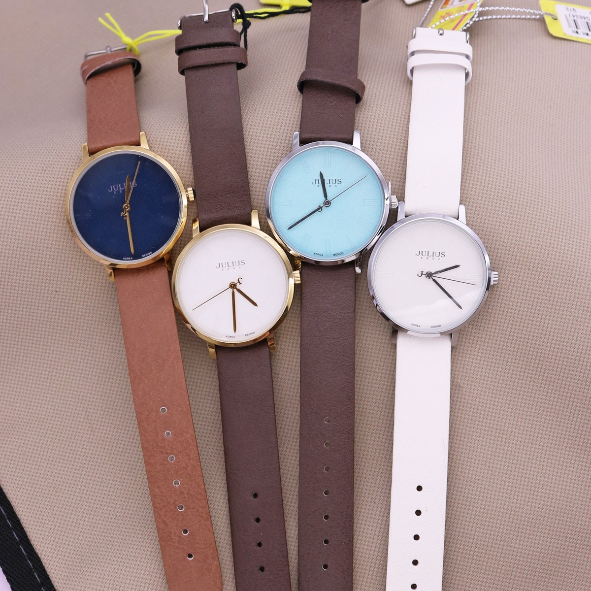 Women's Watch Retro Simple Japan Quartz Watches Big Big Top Fashion Dress Bracelet Girl Genuine Leather Birthday Gift Julius No Box