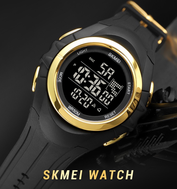SKMEI Japan Digital Military Movement 5Bar Waterproof Men's Watch LED Light Stopwatch Wristwatch Relogio Masculino 1790