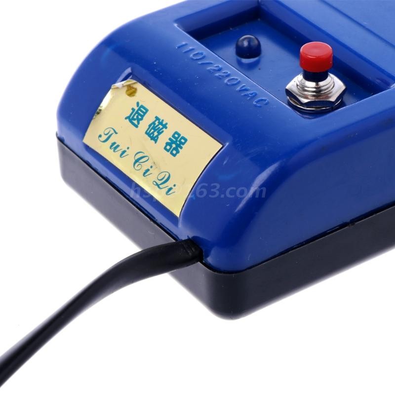 Watch Repair Screwdriver Tweezers Electric Demagnetizer Demagnetization Tool For Effective Demagnetizing Clock Movement Parts