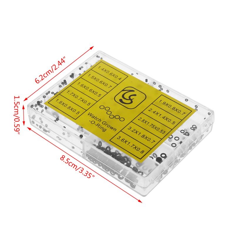Mini Rubber Washer O-ring Premium Replacement Crown Gasket Waterproof Seals Repair Tool 10 Sizes