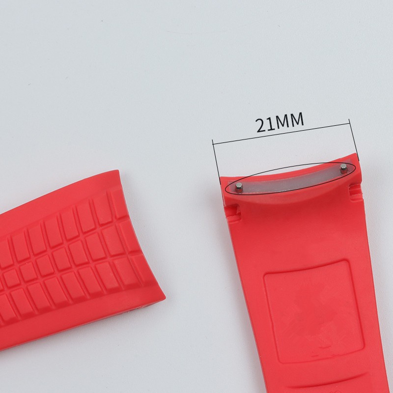 21mm Colorful Silicone Rubber Watchband for Batik Strap for Aquanaut Philips Series 5164a 5167a Watch Band Butterfly Buckle