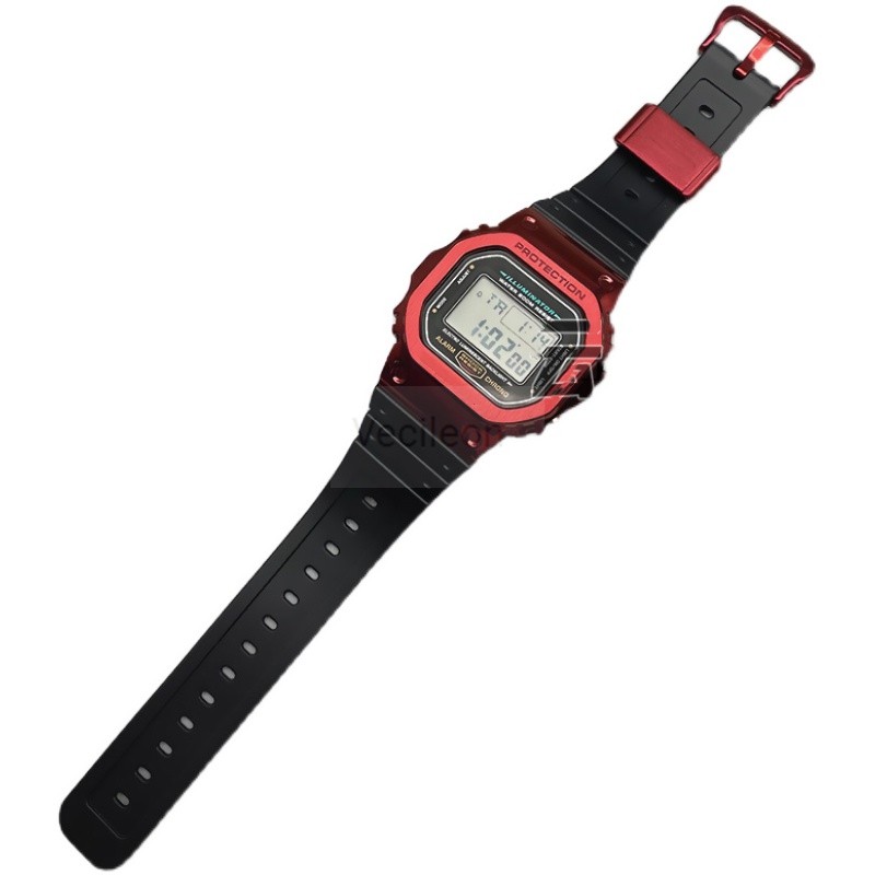 Red PVD Stainless Steel Watchband/Bezel for DW5600 GW-M5610 GW5600E DW/GW5000 Accessories with Tools