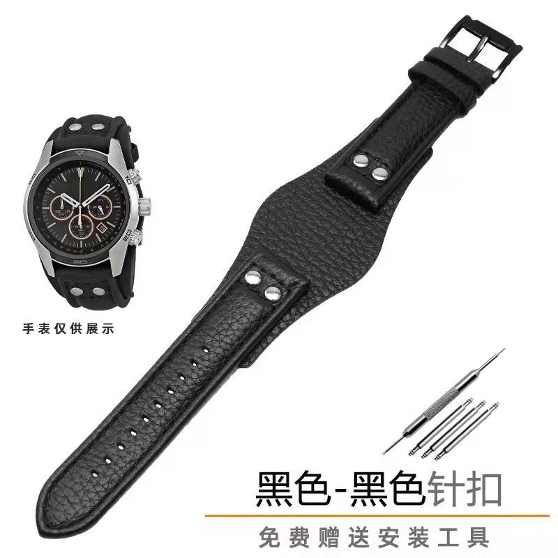 For Fit Fossil FS5088 FS4656 BQ1718 FS4616 4617 JR1401 1437 FTW1163 Watch Band Leather Strap 22 24mm With Strap Tray