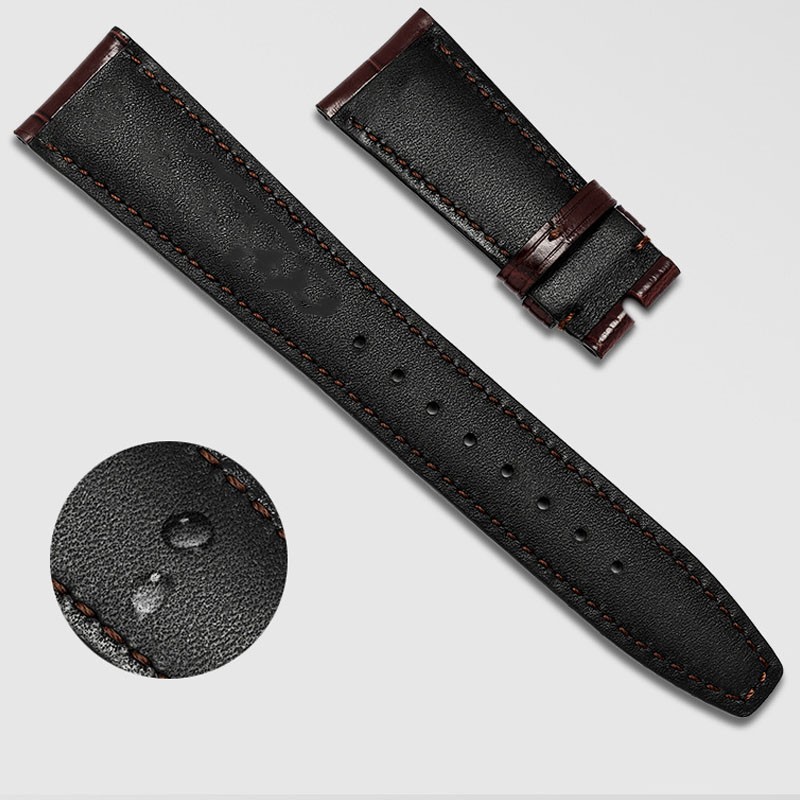 20mm 21mm 22mm Watch Band For IWC Watches Portofino Portugieser Strap Watch Accessorie Genuine Leather Watch Band Strap Chain