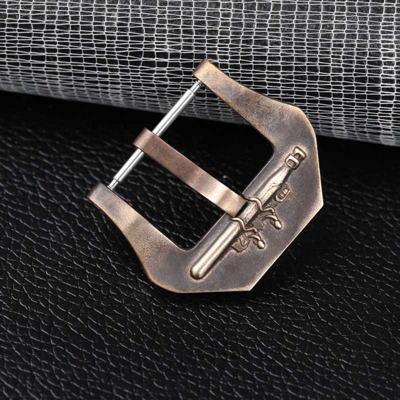 Submarine Bronze Buckle 22 24 26MM For PAM Bronze Watch Leather Rubber Strap Buckle Bronze Watch Buckle