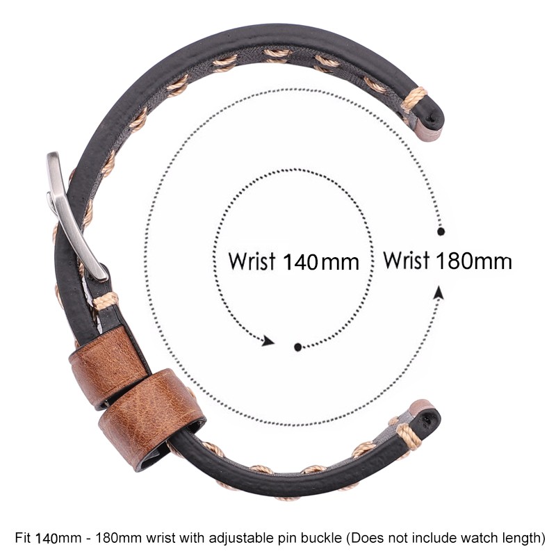 Handmade Watches 22 24mm Antique Leather Italian Watch Band Strap Women Men Brown Black Green Coffee Watch Accessories