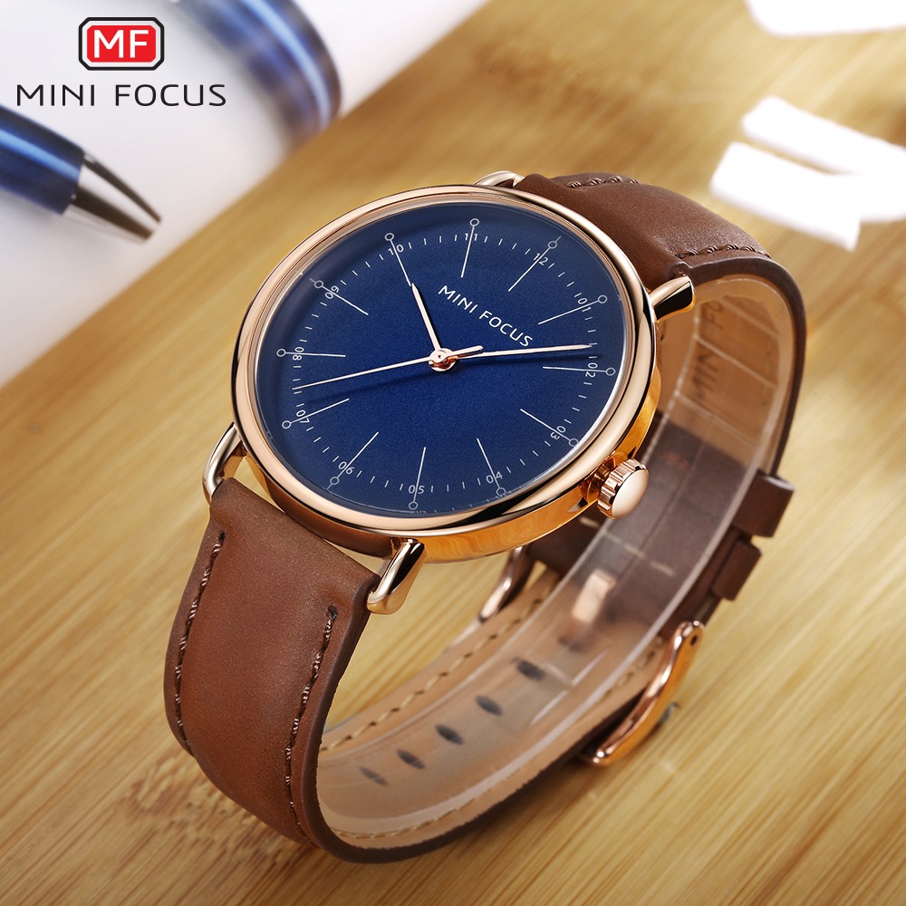 Men's Quartz Watches 2020 Waterproof Luxury Brand Men's Watch Classic Dress Fashion Casual Small Focus Genuine Leather Strap