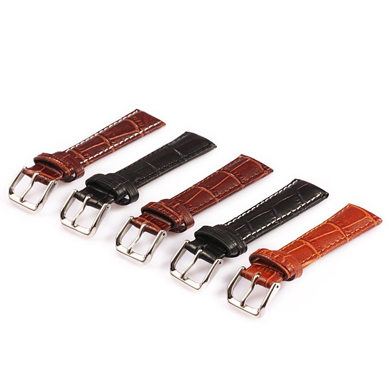 Z08 Watch Band Genuine Leather Straps 10-24mm Watch Accessories High Quality Brown Colors Watchbands