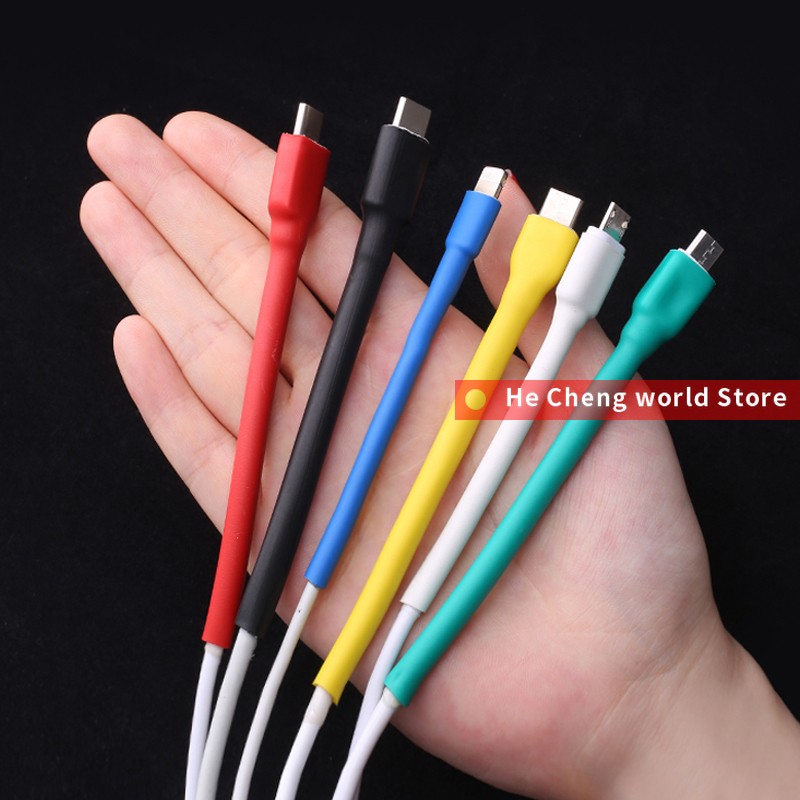 Heat shrinkable bushing, shrinkable bushing, wire and cable insulation bushing, 164pcs, mobile phone data cable repair tube