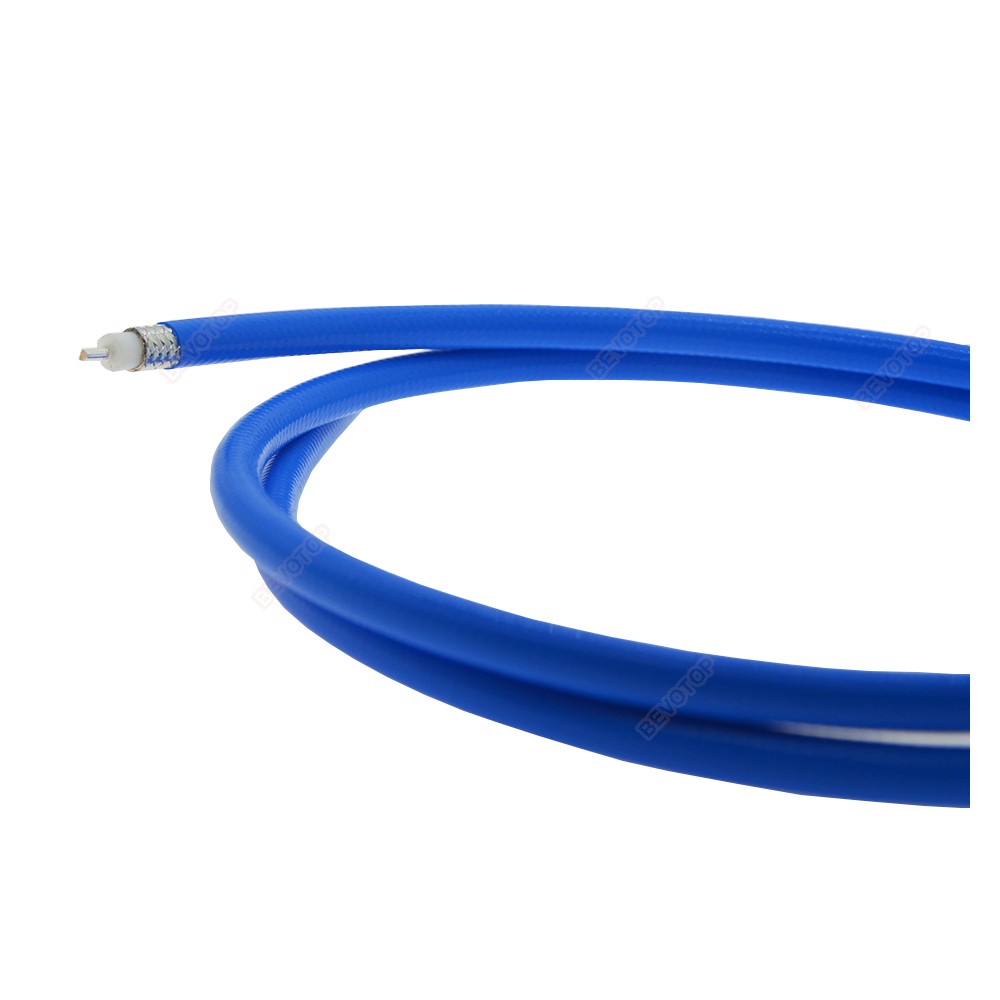 1m 5m 10m Blue RG401 50-5 Cable Semi Flexible 50 Ohm High Frequency Test Cable RF Coaxial Cable Pigtail Jumper 4g