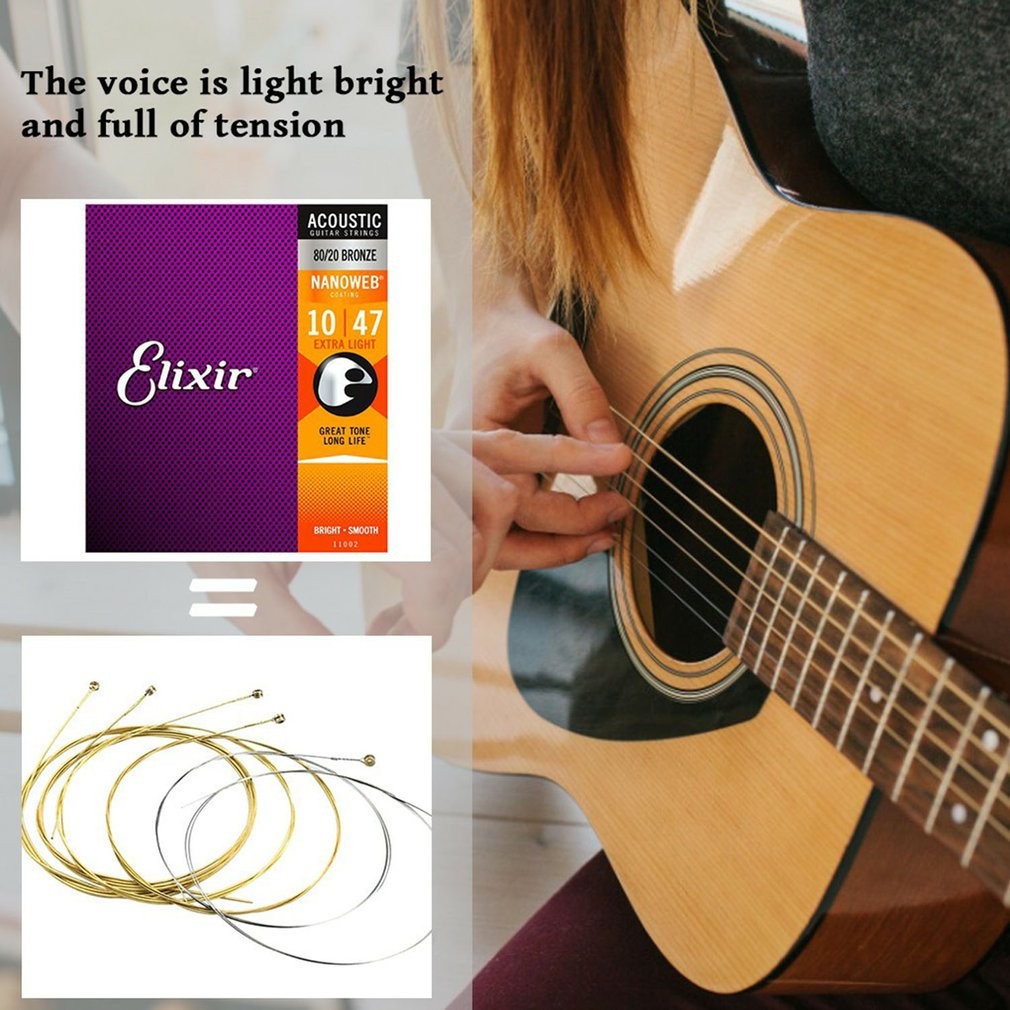 Anti-rust acoustic guitar strings Electric guitar strings 16027 Phosphorous Bronze 11027 80/20 Bronze 12002 Nickel