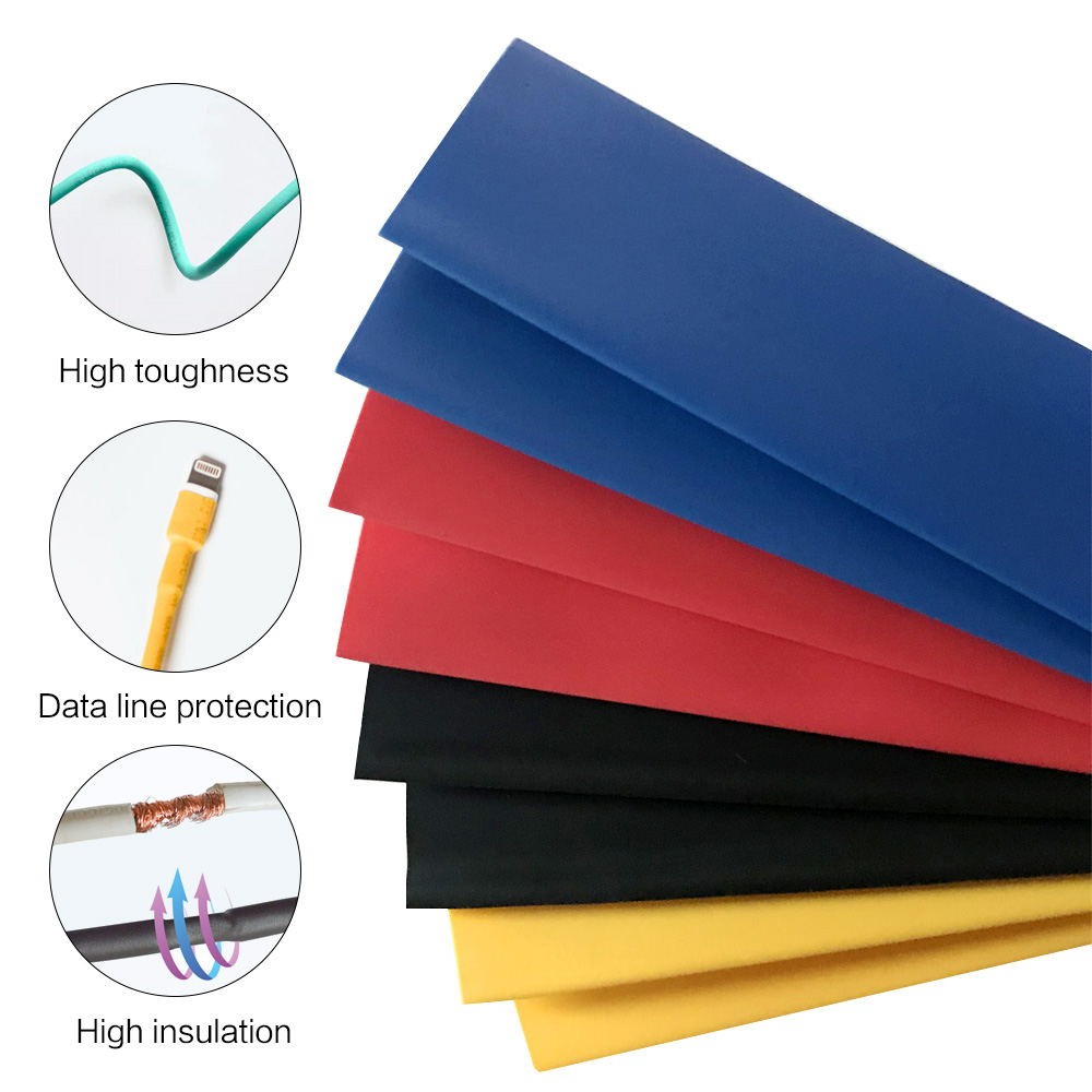 164pcs Heat Shrink Tubing Heat Shrink Tubing Wrap Kit Electrical Connection Wire Cable Insulation Sleeving