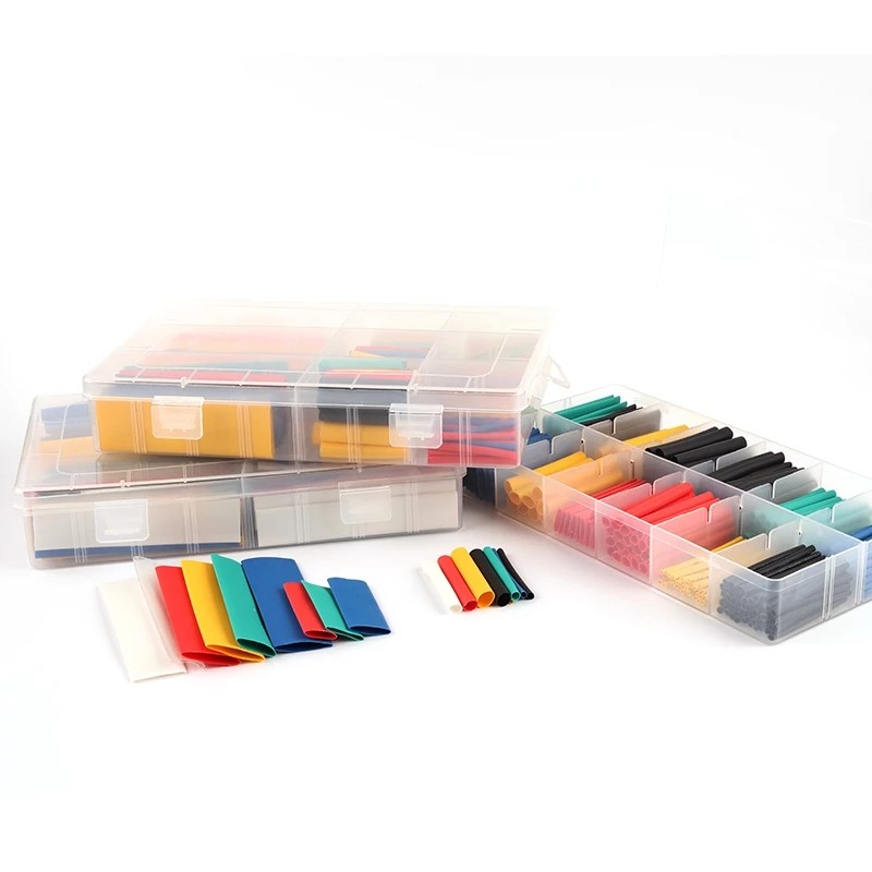 Assorted Polyolefin Boxed Heat Shrink Tubing Tool Kit Heat Shrink Wire Heat Shrink Wrap Kit