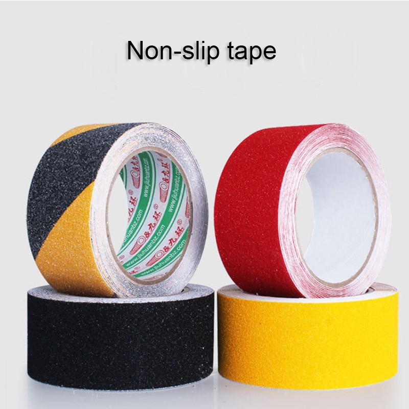 1pc 5m Non-slip Safety Tape Anti-slip Stickers Indoor/Outdoor Strong Grip Abrasive Tapes for Indoor Outdoor Stairs Boat Decks