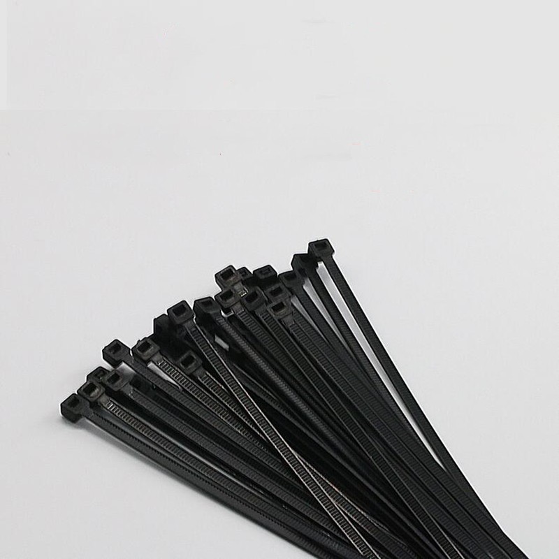 500pcs/1lot 4*150 200 250 300mm Self-Locking Nylon Cable Ties/Actual Width: 2.8mm Black/White