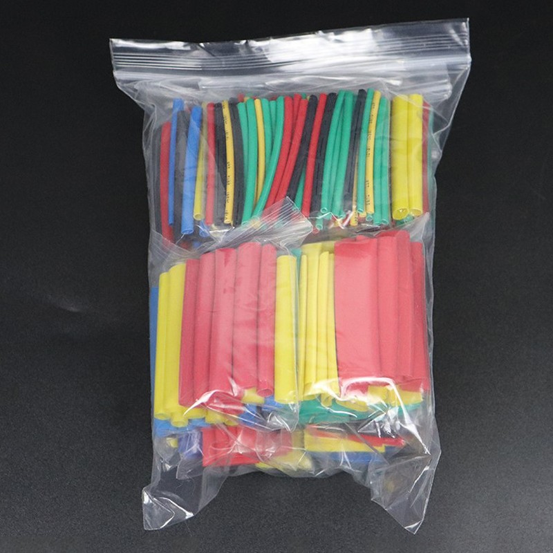 328pcs/set Heat Shrink Tube Kit Assorted Shrink Wrap Sleeves Tubing Wire Cable Protector Heat Shrinkable Sheath 8 Sizes