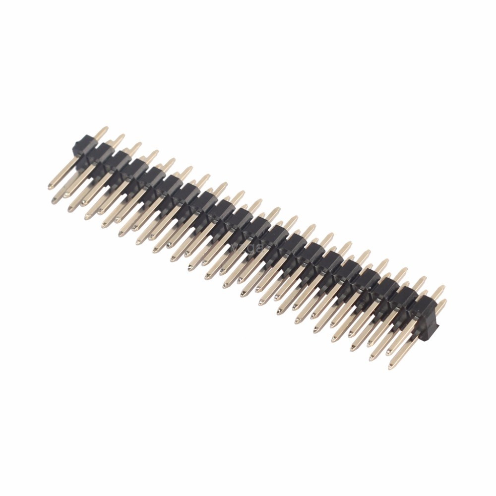 5pcs Break Away 0.1" 2x20-pin Strip Dual Male Header for Raspberry Pi Zero GPIO MAY22 Dropship