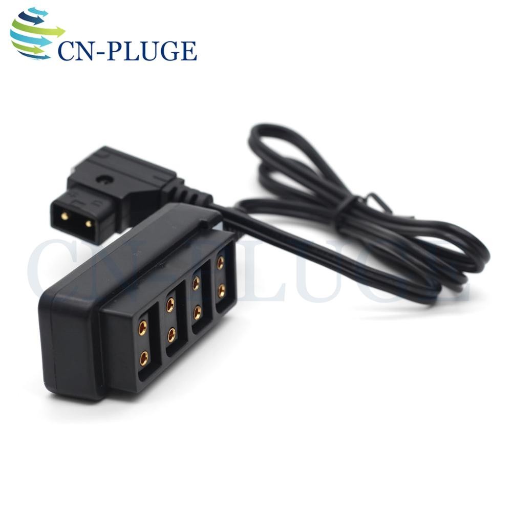 D-Tap Splitter Male to 4 Ports P-Tap, Camera Power Supply, 4-Way Splitter