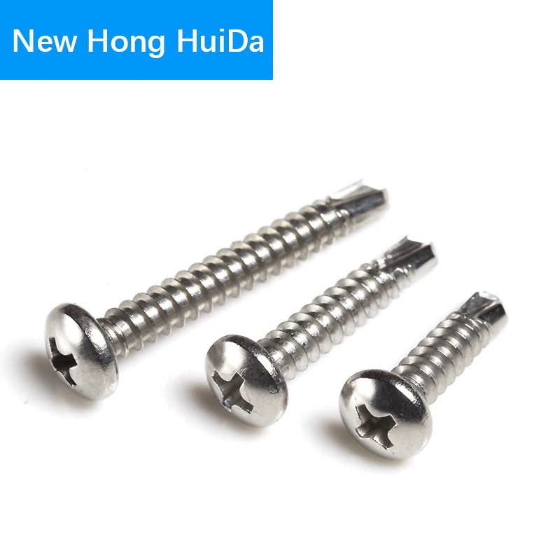 Hillips Pan Head Self Drilling Screw Thread Self Drilling Screw Bolt Stainless Steel M3.5 M4.2 M4.8 M5.5 M6.3