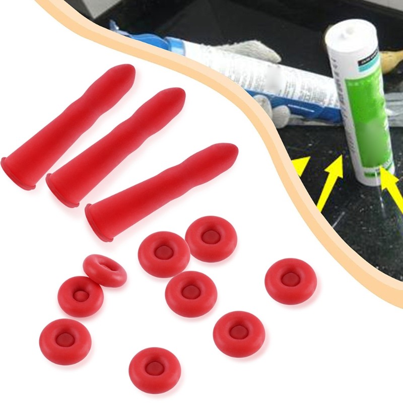 100pcs red capping cap open capping tube capping glue sealing and maintaining latex cap capping saver easy to use