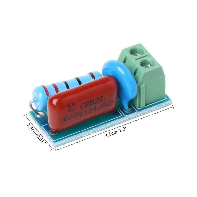 10pcs/5/2/1pcs RC Absorber/Snubber Module Circuit Relay Contact Protection Resistance Surge