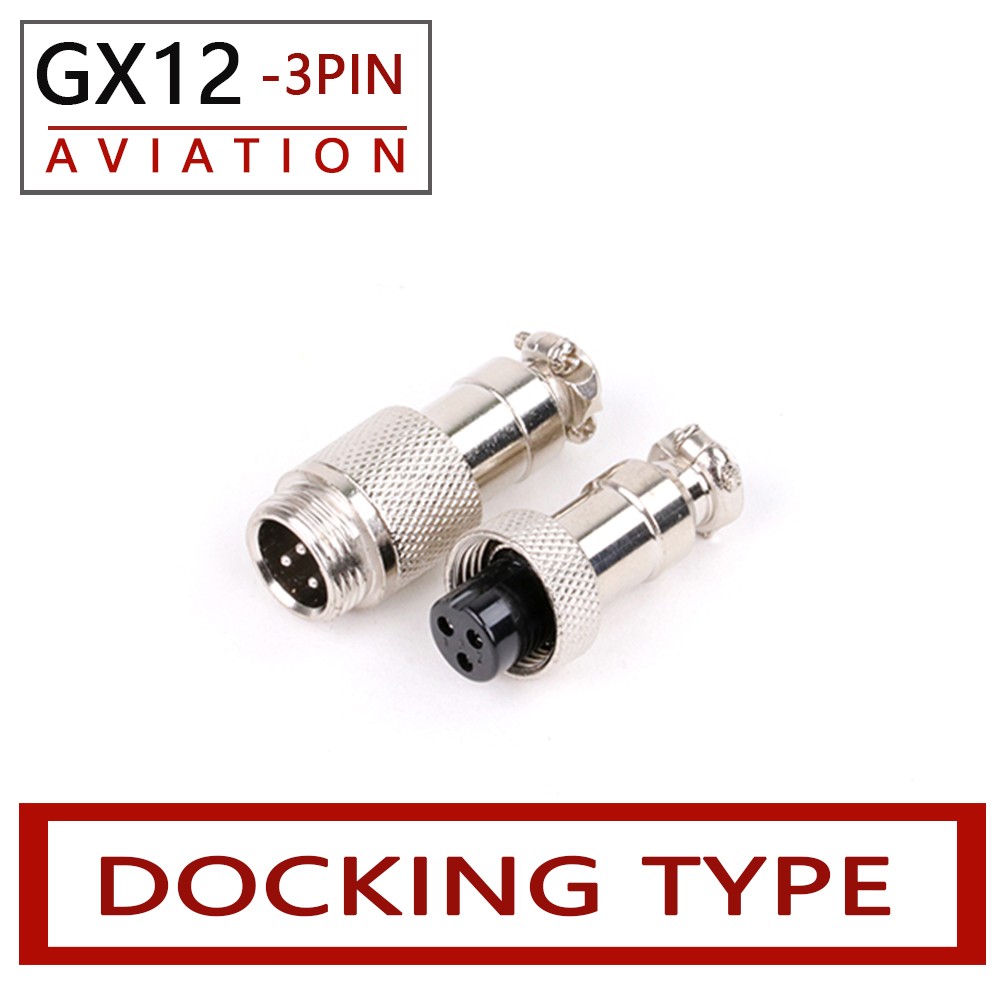 10 Sets 2/3/4/5/6/7 Pins GX12 Potting Docking Male and Female 12mm Circular Aviation Socket Plug Panel Wiring Connectors