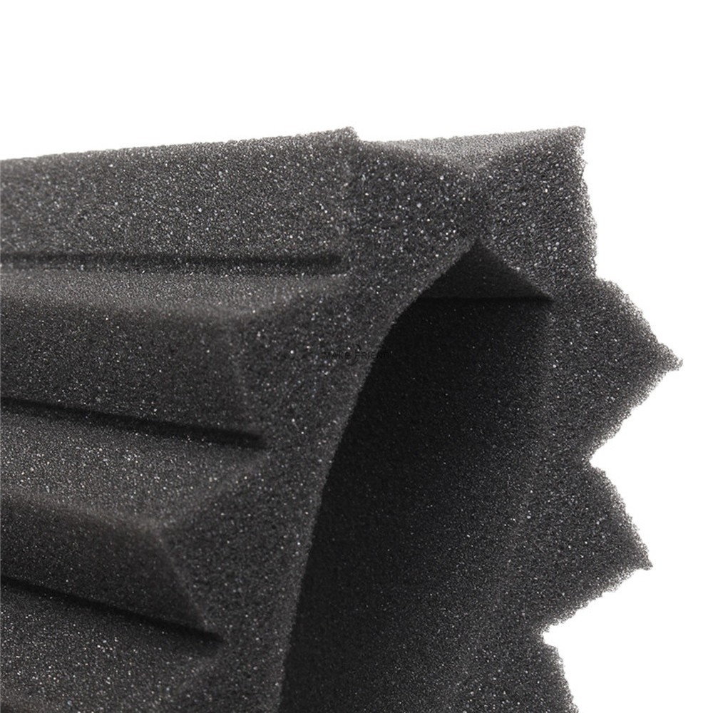 24pcs 300x300x25mm Studio Acoustic Soundproof Foam Acoustic Panel Sound Insulation Absorbing Insulation Wall Panels