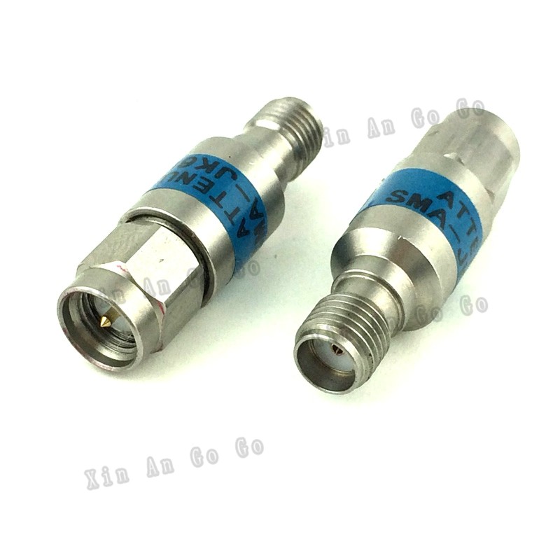 SMA Coaxial Attenuator SMA Male to Female, 2W DC 6.0GHz 1dBi Free Shipping