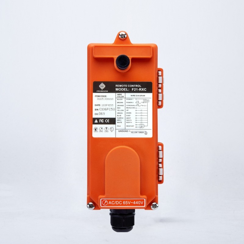 Free ship F21-E1 crane remote control 6 speed single controller wireless switch UTING telecontrol 220V 380V 65-440V