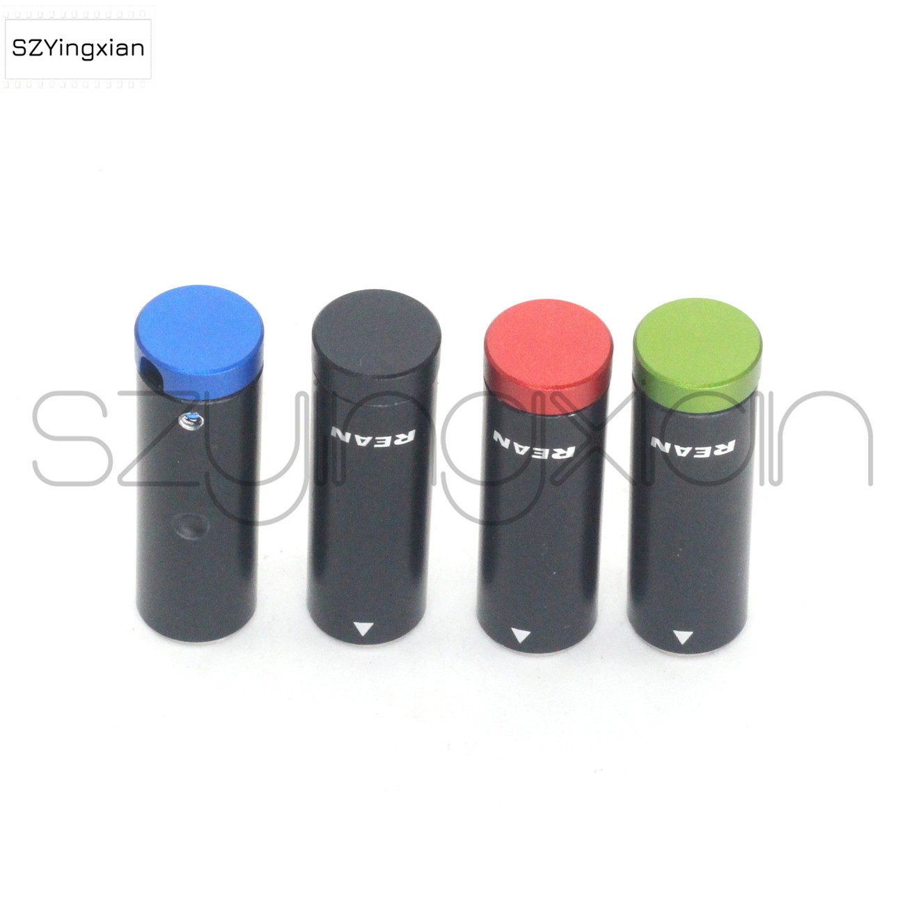 Flat Cover Thin Color Red Blue Green Black Mini XLR TA3M 3 Pin Male Audio Connectors