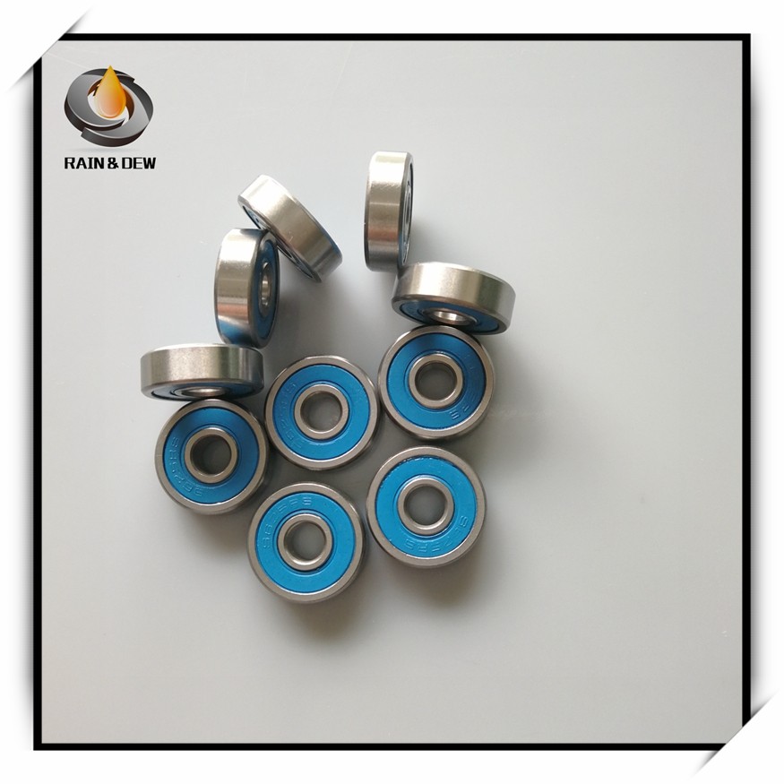 10pcs MR105RS Bearing ABEC-3 5x10x4mm Miniature MR105-2RS Ball Bearings MR105 2RS With Blue Sealed L-1050DDU