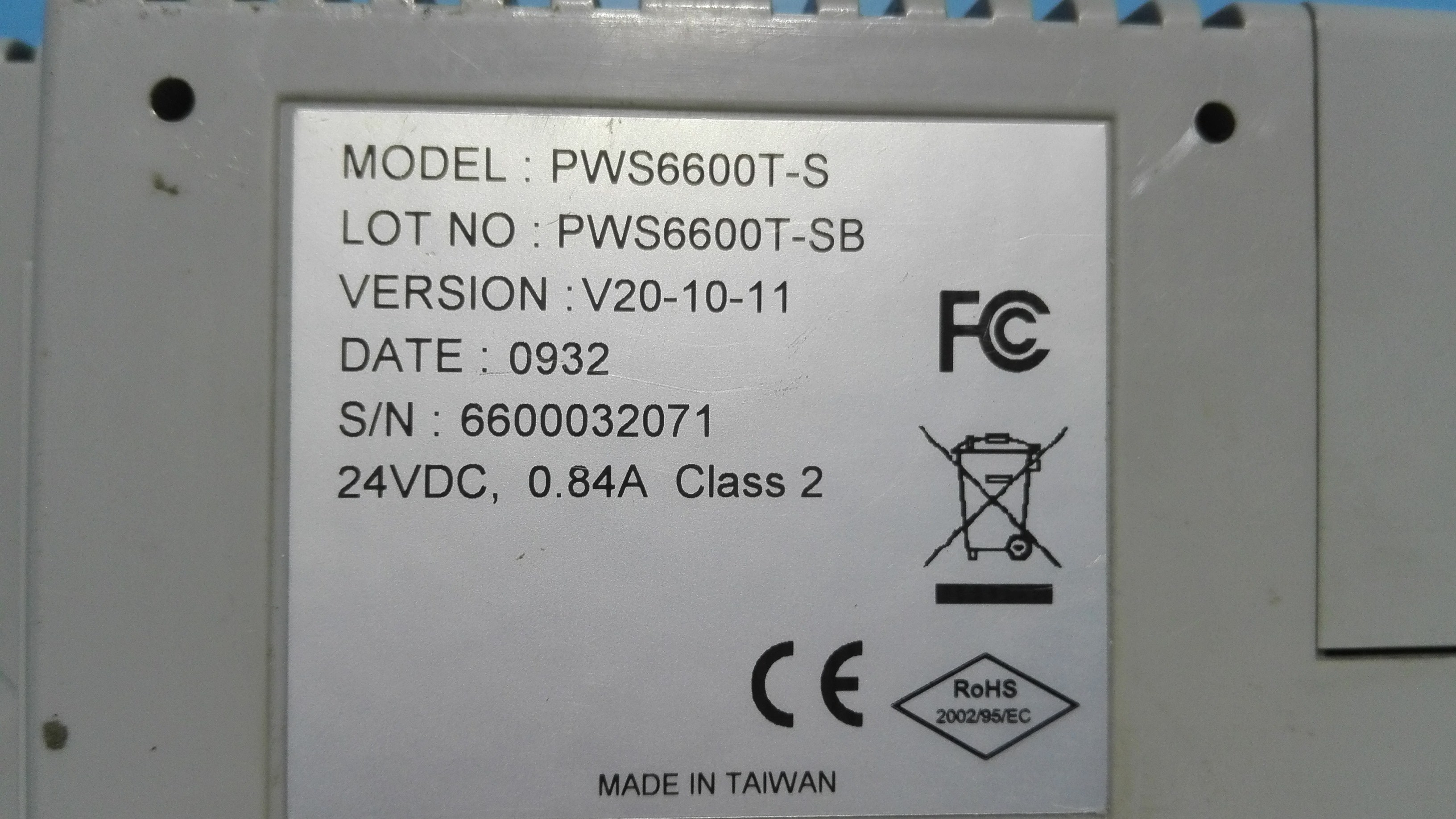 PWS6600T-S اللمس الشاشة ، تستخدم في حالة جيدة. مظهر جديد 80% ، عمل جيد ، شحن مجاني