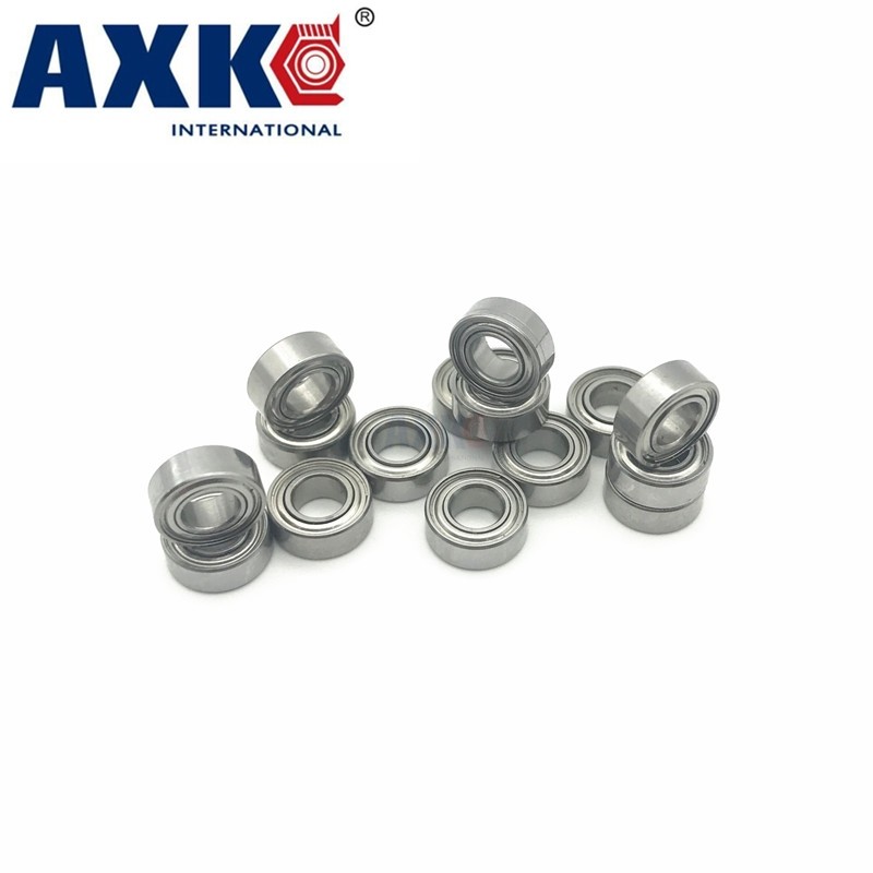 Axk Free Shipping 7x14x4mm S687 Zz W4 Abec3 7x14x4mm Stainless Steel Bearings