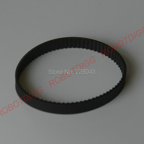 10pcs/lot, MXL timing belt, closed loop, B75MXL, 3mm 6mm width