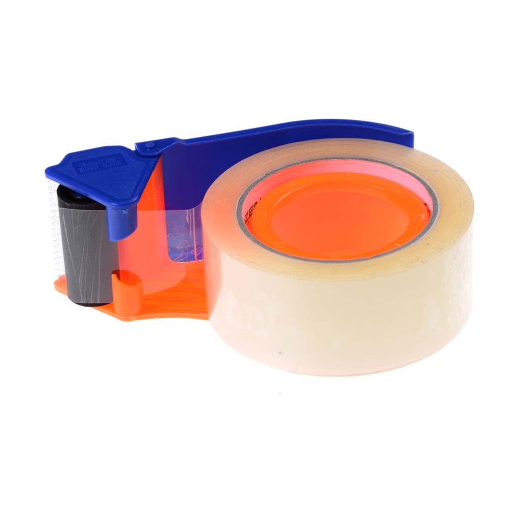 2" Width Orange Power Sealing Tape Cutting Device (Not Include Tape) Cutter Manual Packing Machine Papelaria Tape Dispenser