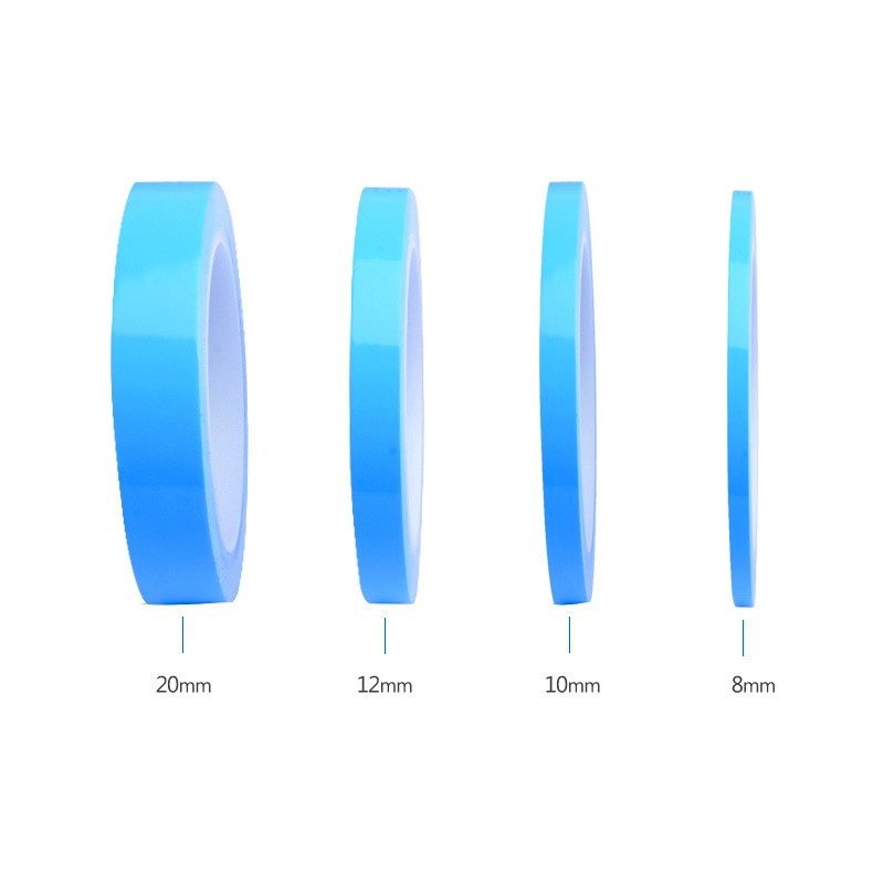 25m/roll 8mm 10mm 12mm 20mm Width Thermal Double-sided Adhesive Tape LED Module Heat Sink High Temperature Tape