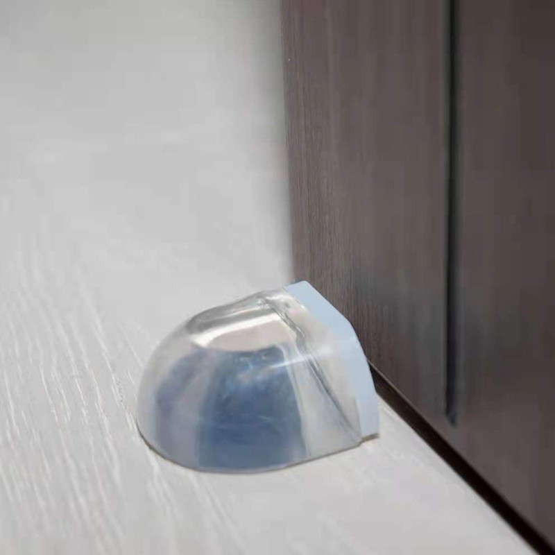 Door Stopper No Need Punch Self-adhesive Anti-collision Door Holder Catch Door Stop for Home Office Furniture Wall Protection