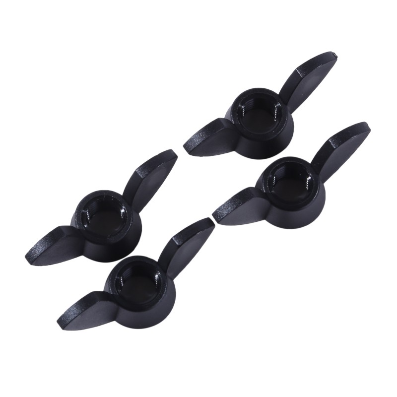 20pcs/pack Wing Nuts Butterfly Nut To Fit Bolts And Bolts Black M3 M4 M5 M6 M8 M10 M12 Hand Tools