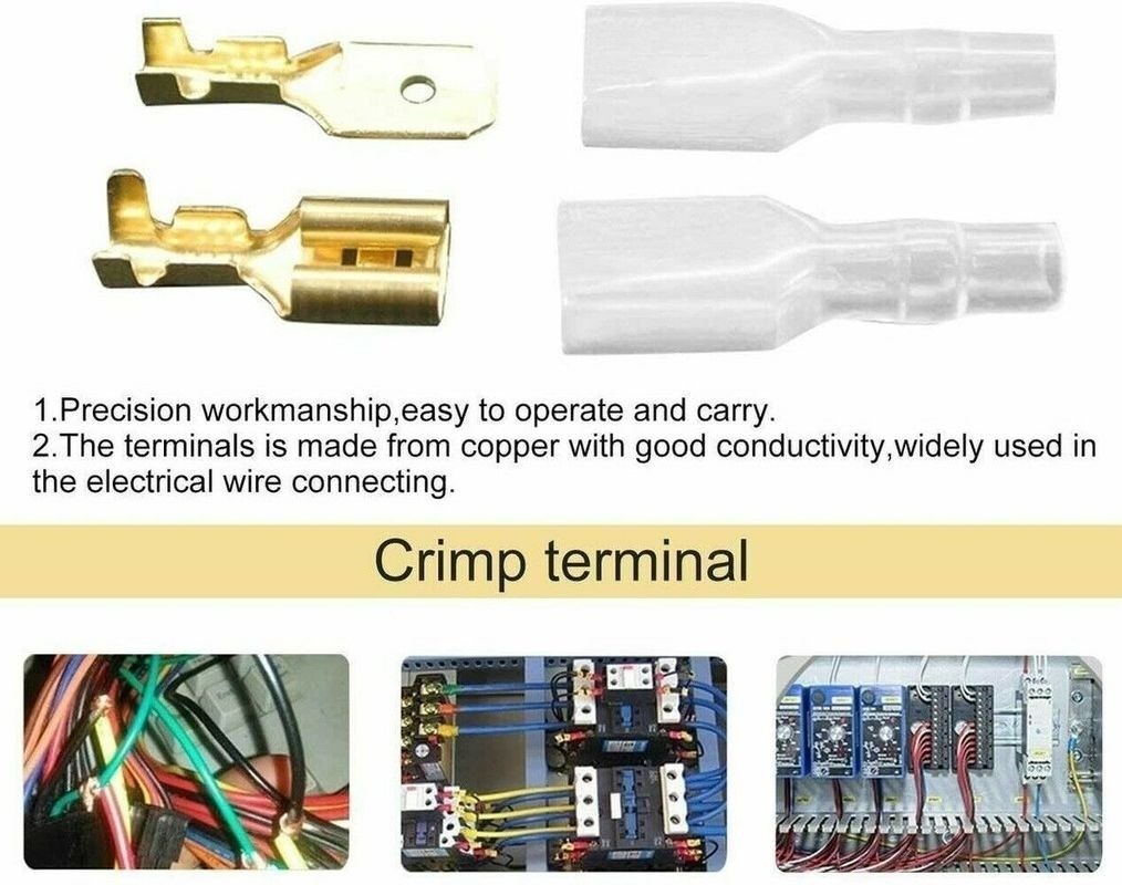 900/600/315pcs 2.8/4.8/6.3mm Insulated Crimp Terminals Seal Electrical Wire Connectors Crimp Terminal Connector Assortment Kit